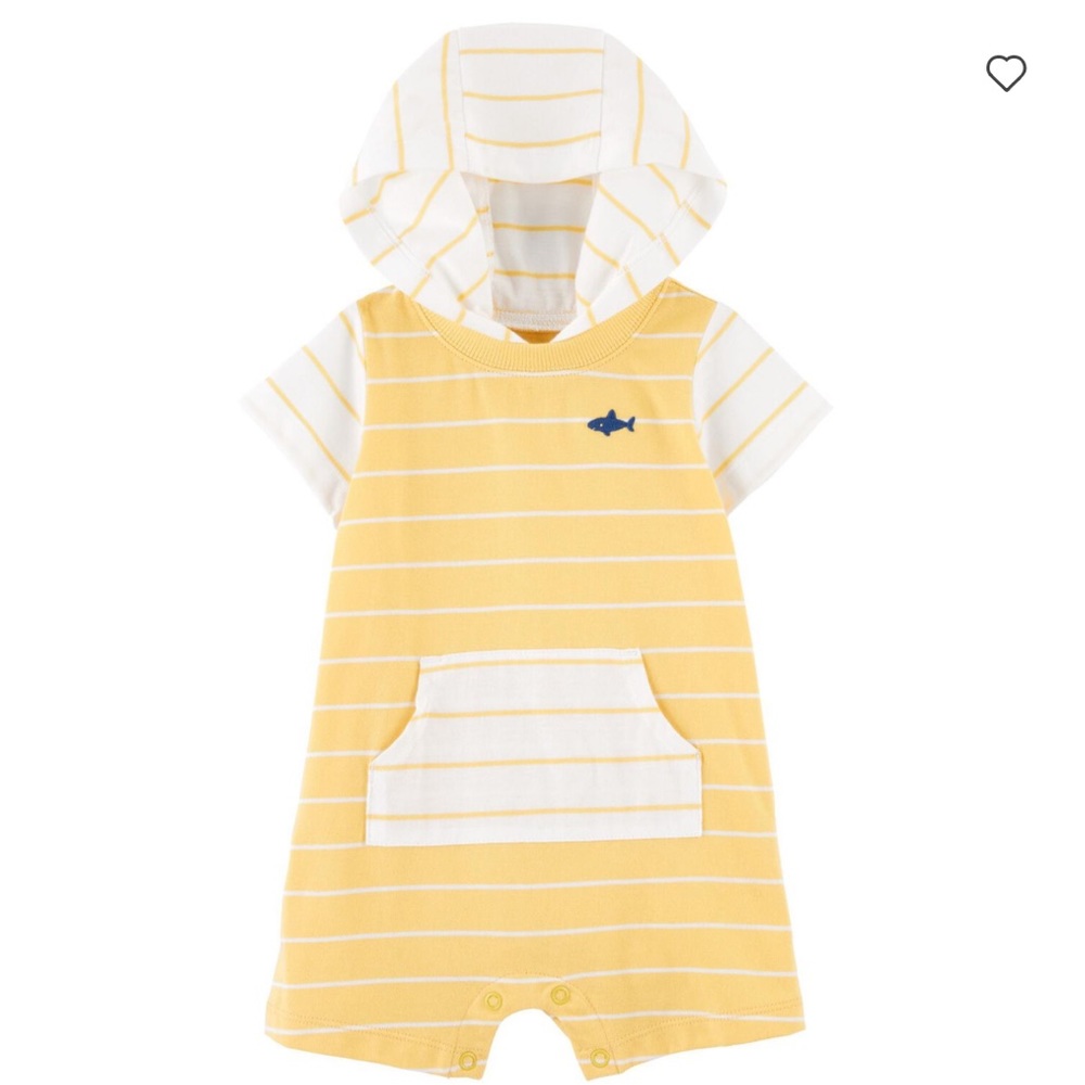 CARTERS BABY HOODED ROMPER